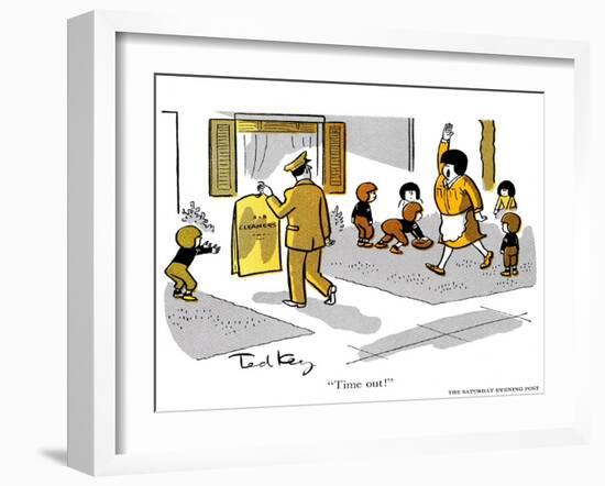 Hazel Cartoon-Ted Key-Framed Giclee Print