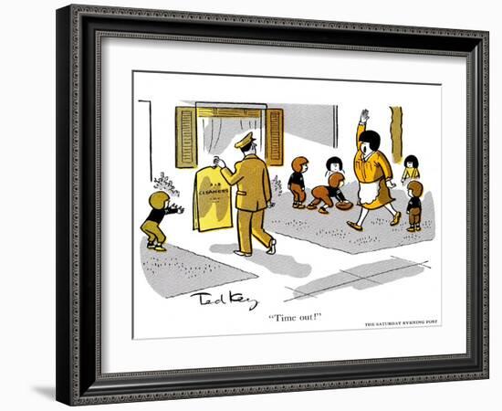 Hazel Cartoon-Ted Key-Framed Giclee Print