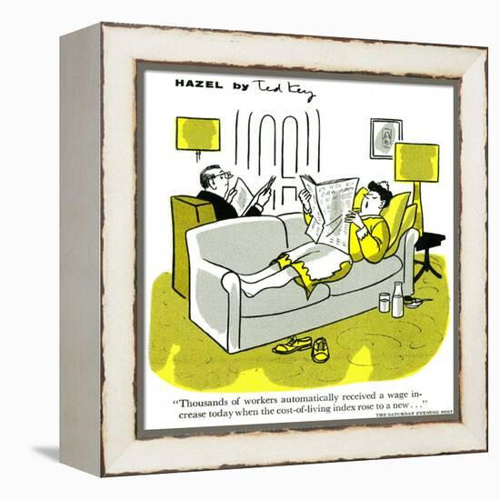 Hazel Cartoon-Ted Key-Framed Premier Image Canvas