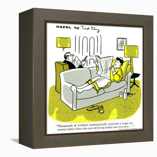 Hazel Cartoon-Ted Key-Framed Premier Image Canvas