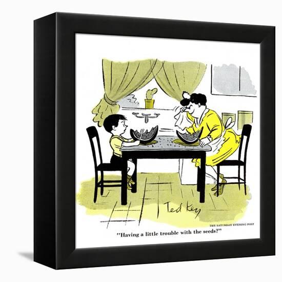 Hazel Cartoon-Ted Key-Framed Premier Image Canvas