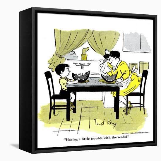 Hazel Cartoon-Ted Key-Framed Premier Image Canvas