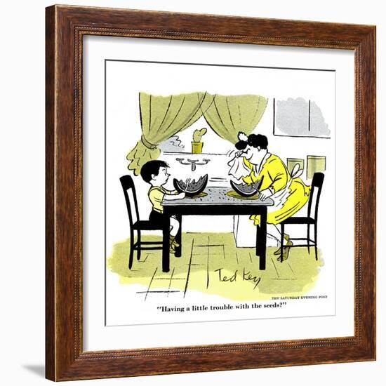 Hazel Cartoon-Ted Key-Framed Giclee Print