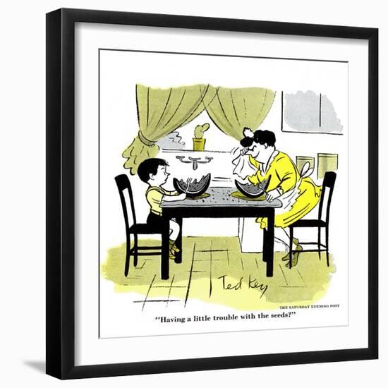 Hazel Cartoon-Ted Key-Framed Giclee Print