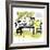 Hazel Cartoon-Ted Key-Framed Giclee Print