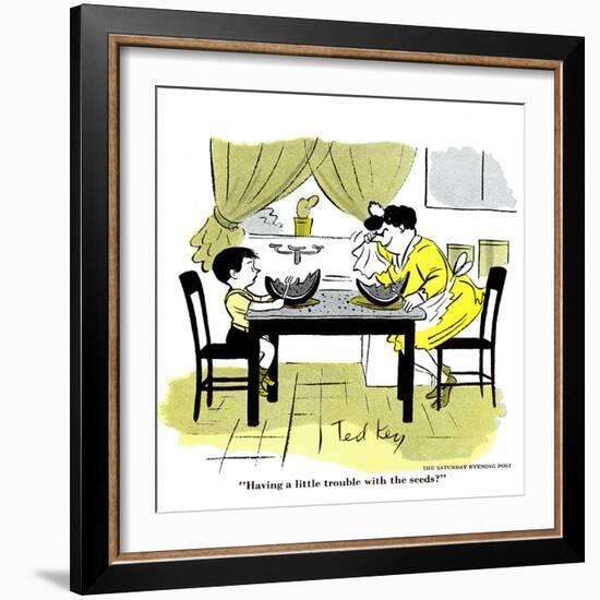 Hazel Cartoon-Ted Key-Framed Giclee Print