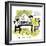 Hazel Cartoon-Ted Key-Framed Giclee Print