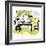 Hazel Cartoon-Ted Key-Framed Giclee Print