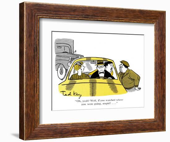 Hazel Cartoon-Ted Key-Framed Giclee Print