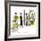 Hazel Cartoon-Ted Key-Framed Giclee Print