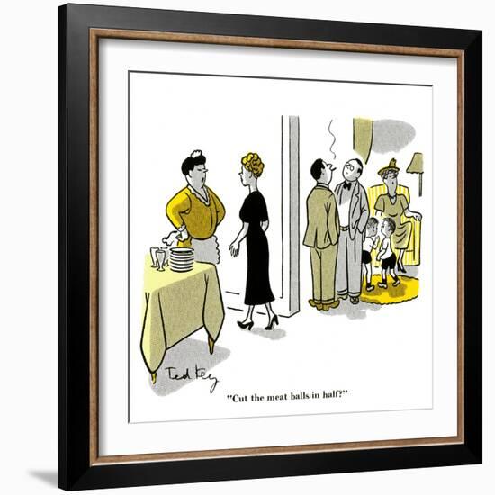 Hazel Cartoon-Ted Key-Framed Giclee Print