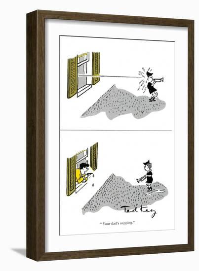 Hazel Cartoon-Ted Key-Framed Giclee Print