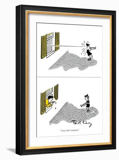 Hazel Cartoon-Ted Key-Framed Giclee Print