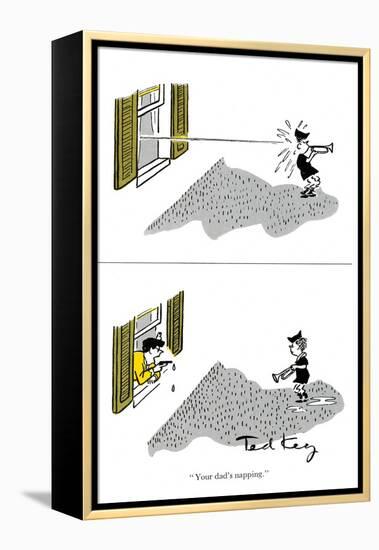 Hazel Cartoon-Ted Key-Framed Premier Image Canvas