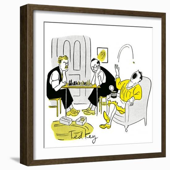 Hazel Cartoon-Ted Key-Framed Giclee Print