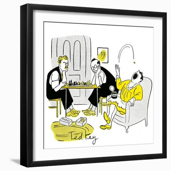 Hazel Cartoon-Ted Key-Framed Giclee Print