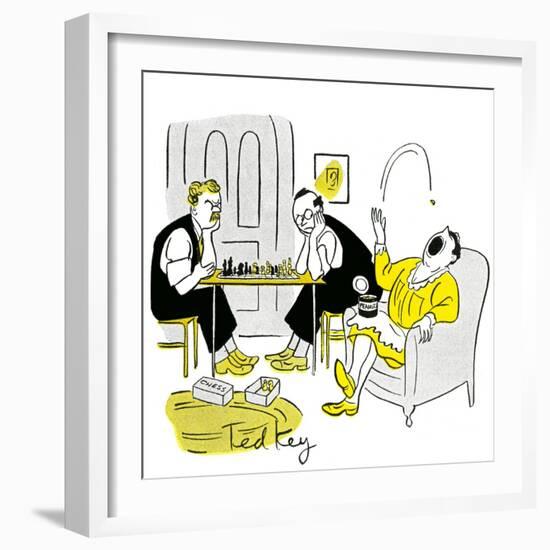 Hazel Cartoon-Ted Key-Framed Giclee Print