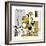 Hazel Cartoon-Ted Key-Framed Giclee Print