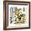 Hazel Cartoon-Ted Key-Framed Giclee Print