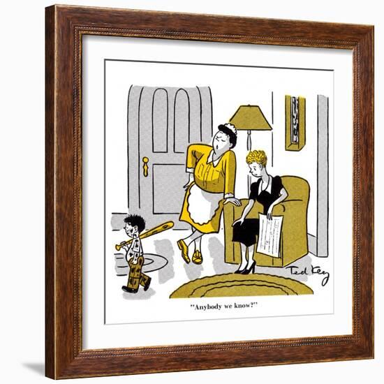 Hazel Cartoon-Ted Key-Framed Giclee Print