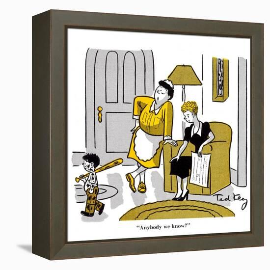 Hazel Cartoon-Ted Key-Framed Premier Image Canvas