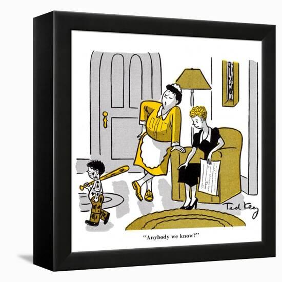 Hazel Cartoon-Ted Key-Framed Premier Image Canvas