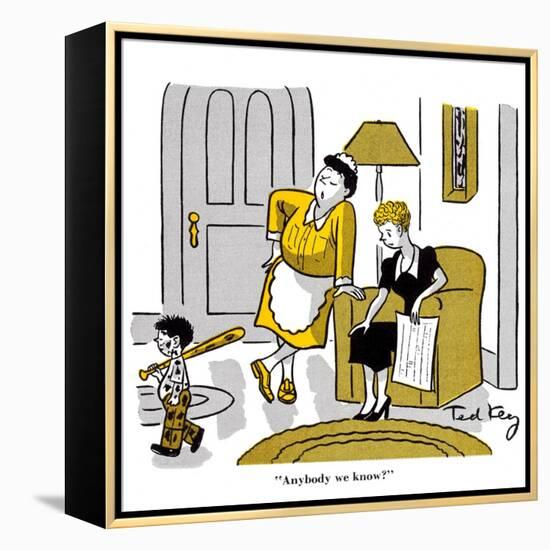 Hazel Cartoon-Ted Key-Framed Premier Image Canvas