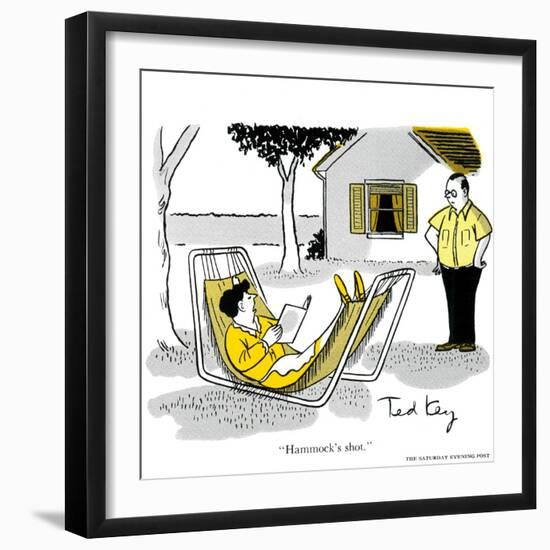 Hazel Cartoon-Ted Key-Framed Giclee Print