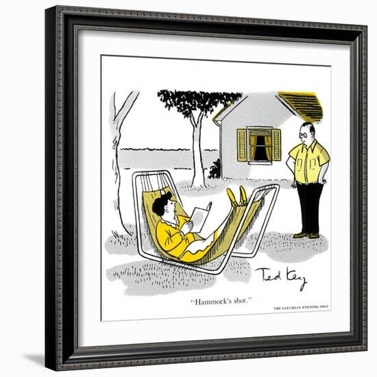 Hazel Cartoon-Ted Key-Framed Giclee Print