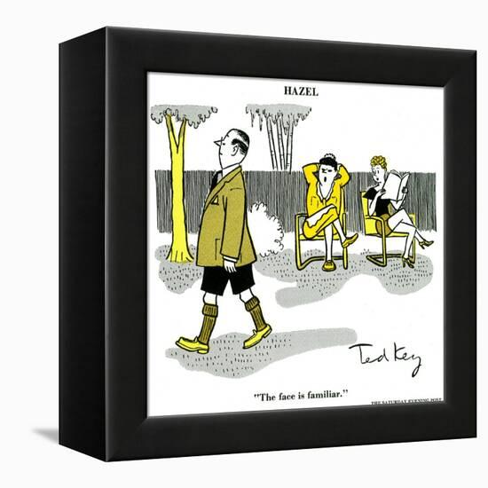 Hazel Cartoon-Ted Key-Framed Premier Image Canvas