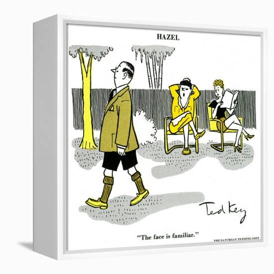 Hazel Cartoon-Ted Key-Framed Premier Image Canvas