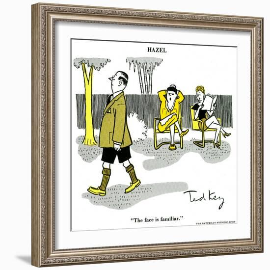 Hazel Cartoon-Ted Key-Framed Giclee Print