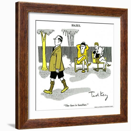 Hazel Cartoon-Ted Key-Framed Giclee Print