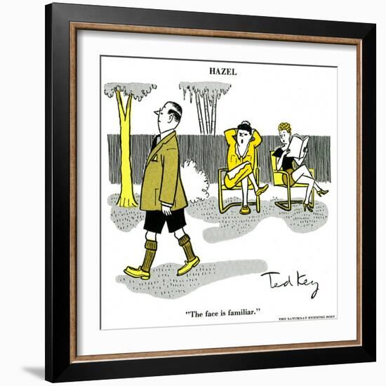 Hazel Cartoon-Ted Key-Framed Giclee Print