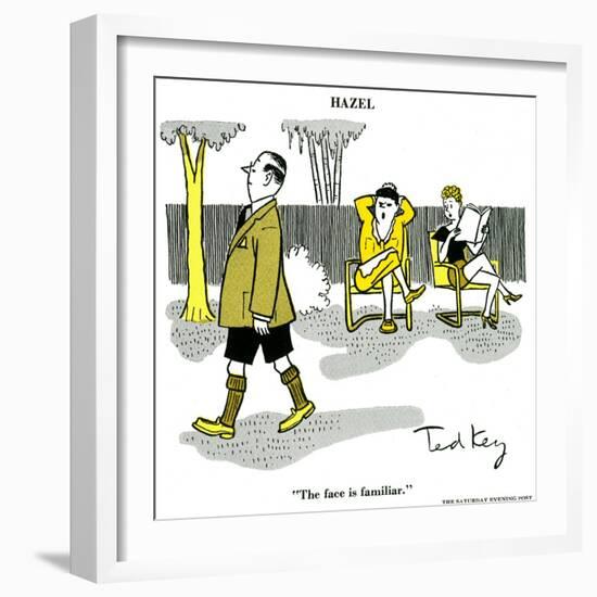 Hazel Cartoon-Ted Key-Framed Giclee Print