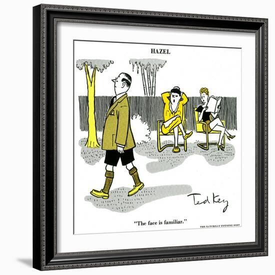 Hazel Cartoon-Ted Key-Framed Giclee Print