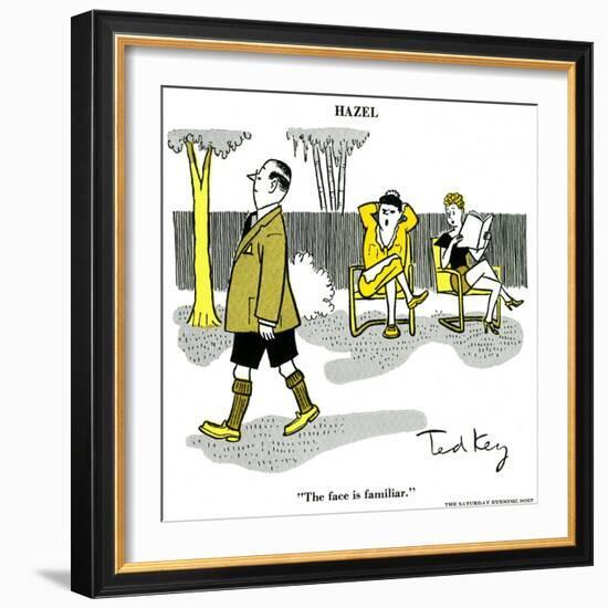 Hazel Cartoon-Ted Key-Framed Giclee Print