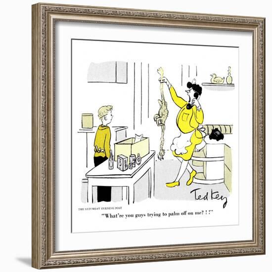 Hazel Cartoon-Ted Key-Framed Giclee Print