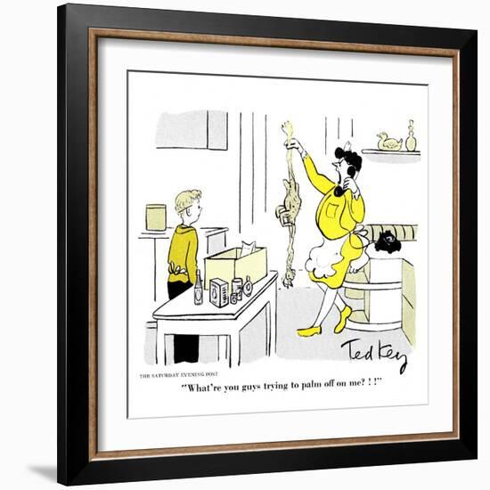 Hazel Cartoon-Ted Key-Framed Giclee Print