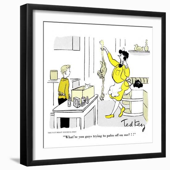 Hazel Cartoon-Ted Key-Framed Giclee Print