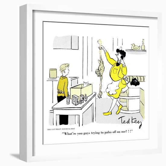 Hazel Cartoon-Ted Key-Framed Giclee Print