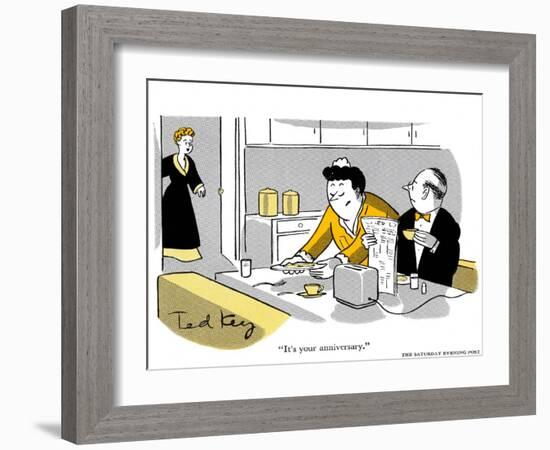 Hazel Cartoon-Ted Key-Framed Giclee Print