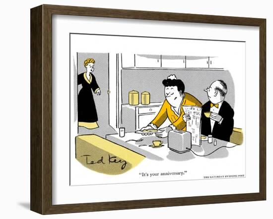 Hazel Cartoon-Ted Key-Framed Giclee Print