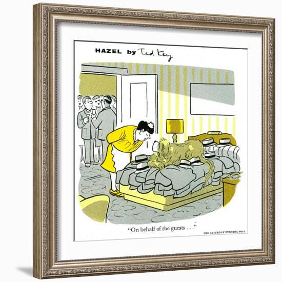 Hazel Cartoon-Ted Key-Framed Giclee Print