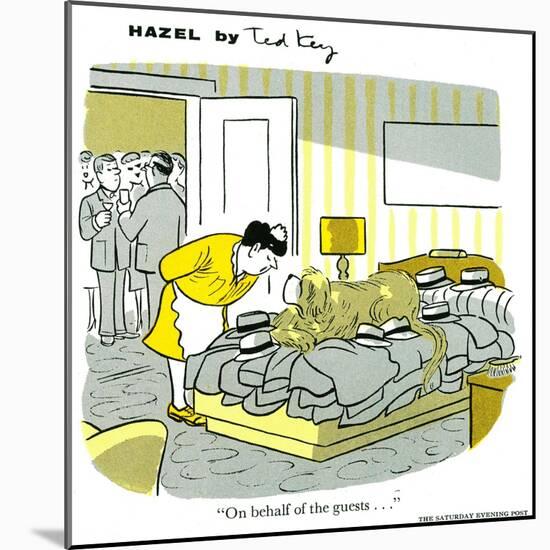 Hazel Cartoon-Ted Key-Mounted Giclee Print