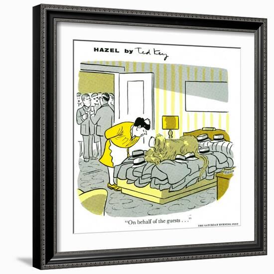 Hazel Cartoon-Ted Key-Framed Giclee Print