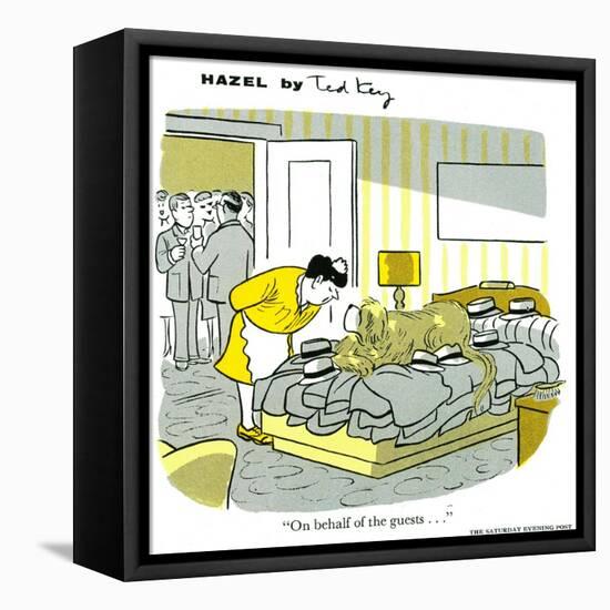 Hazel Cartoon-Ted Key-Framed Premier Image Canvas