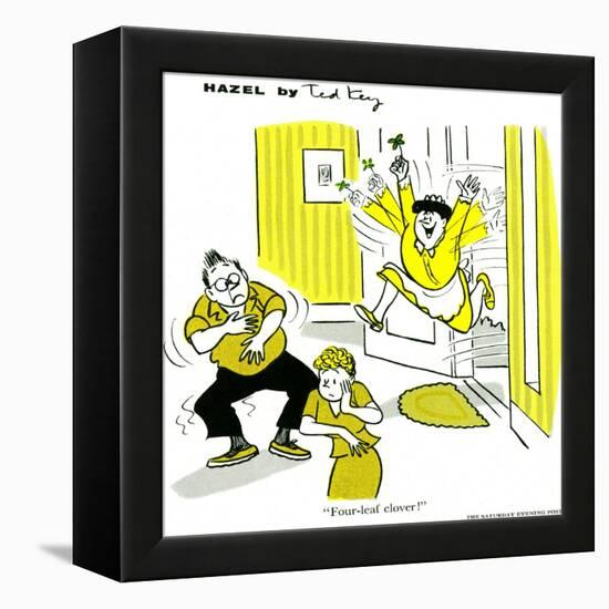 Hazel Cartoon-Ted Key-Framed Premier Image Canvas