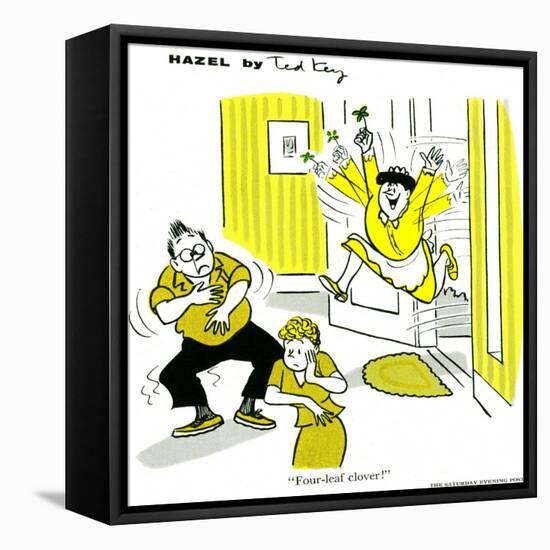 Hazel Cartoon-Ted Key-Framed Premier Image Canvas