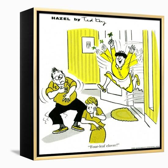 Hazel Cartoon-Ted Key-Framed Premier Image Canvas